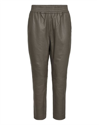 Shiloh Crop Leather Bukser 